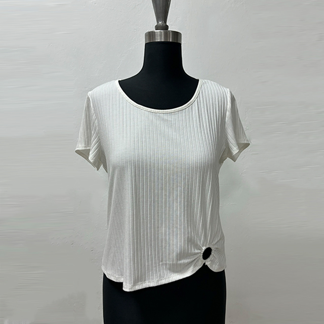 Women's Striped Short Sleeve Top